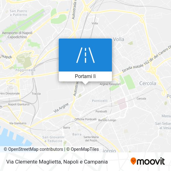 Mappa Via Clemente Maglietta