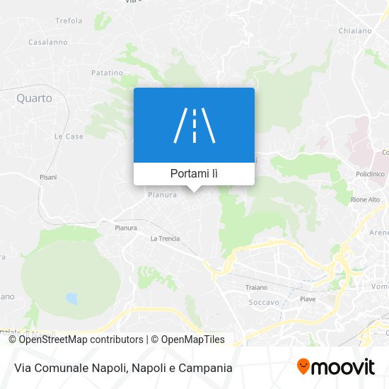 Mappa Via Comunale Napoli