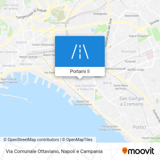 Mappa Via Comunale Ottaviano