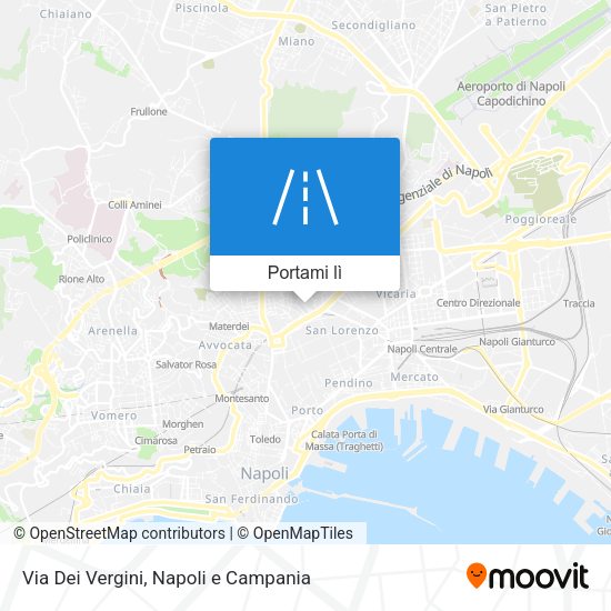 Mappa Via Dei Vergini