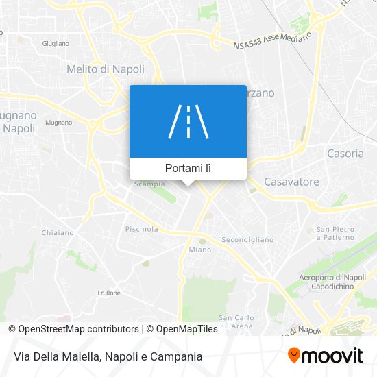 Mappa Via Della Maiella