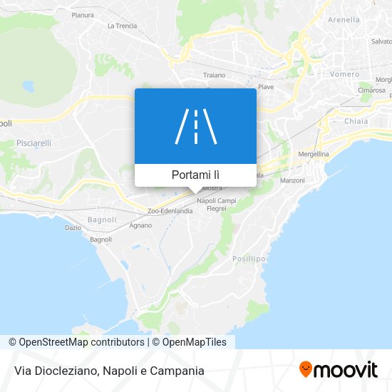 Mappa Via Diocleziano