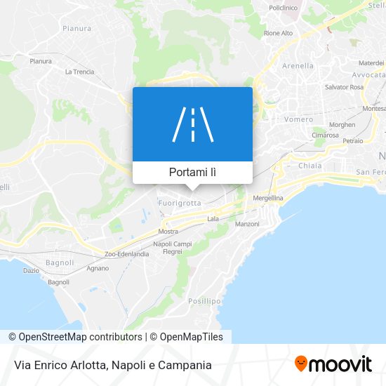 Mappa Via Enrico Arlotta