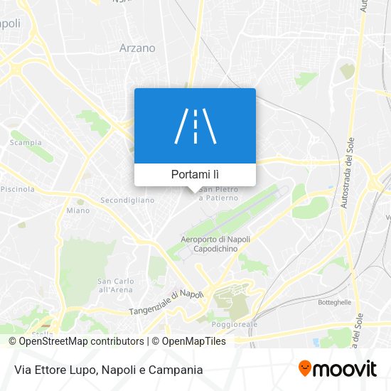 Mappa Via Ettore Lupo
