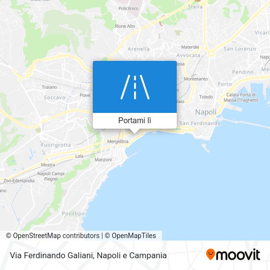 Mappa Via Ferdinando Galiani