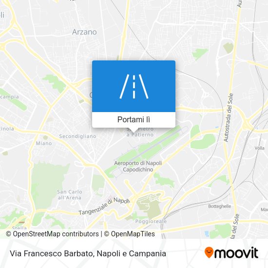 Mappa Via Francesco Barbato