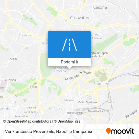 Mappa Via Francesco Provenzale