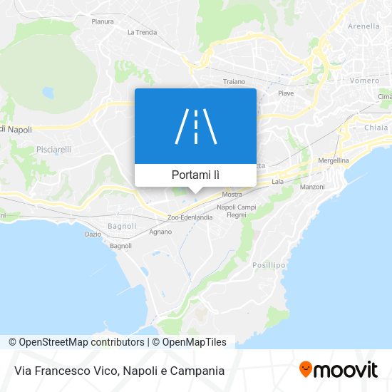 Mappa Via Francesco Vico