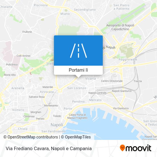 Mappa Via Frediano Cavara