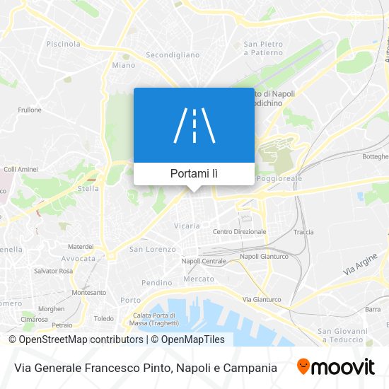 Mappa Via Generale Francesco Pinto