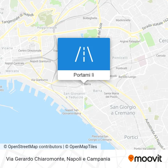 Mappa Via Gerardo Chiaromonte