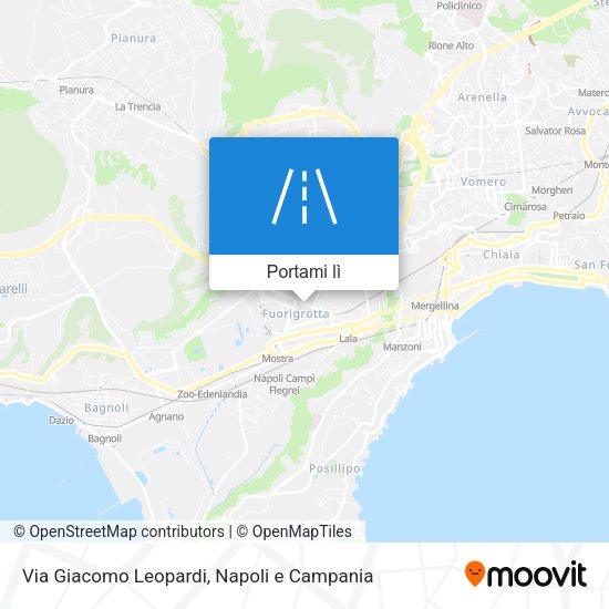 Mappa Via Giacomo Leopardi