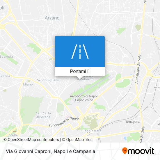 Mappa Via Giovanni Caproni