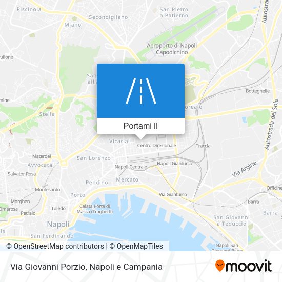 Mappa Via Giovanni Porzio