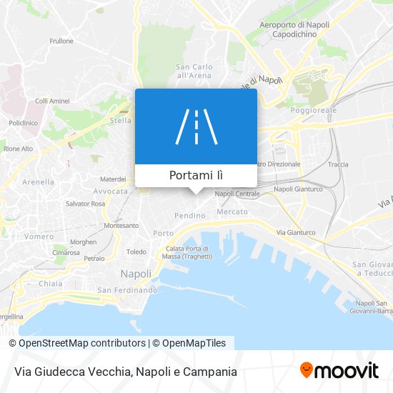 Mappa Via Giudecca Vecchia