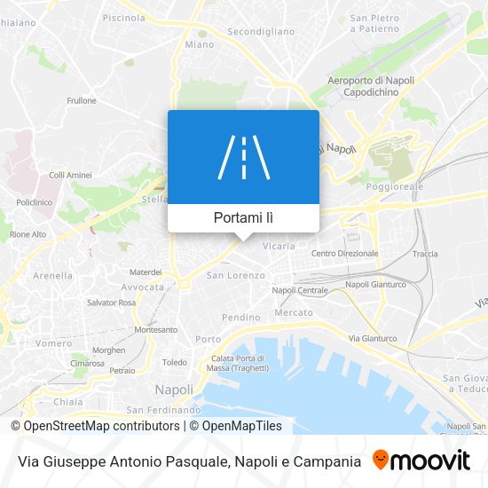 Mappa Via Giuseppe Antonio Pasquale