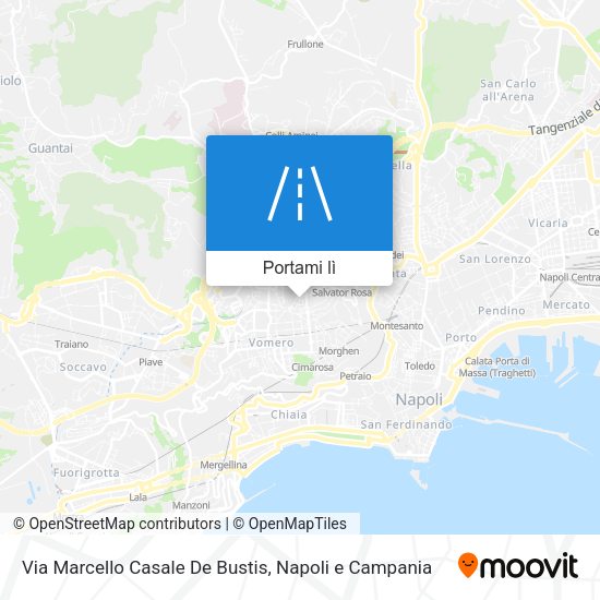 Mappa Via Marcello Casale De Bustis