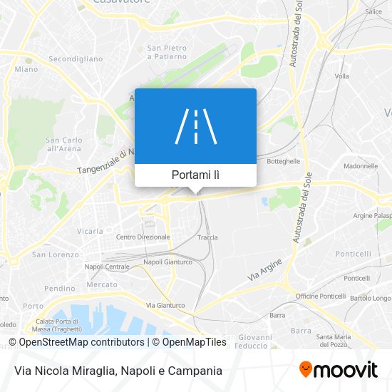 Mappa Via Nicola Miraglia