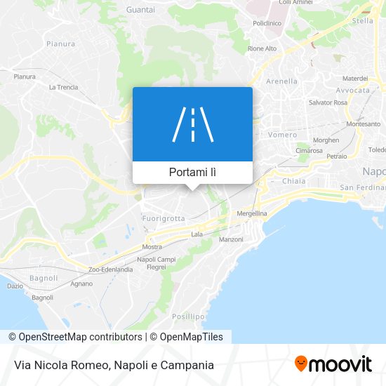 Mappa Via Nicola Romeo