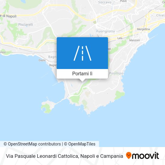 Mappa Via Pasquale Leonardi Cattolica