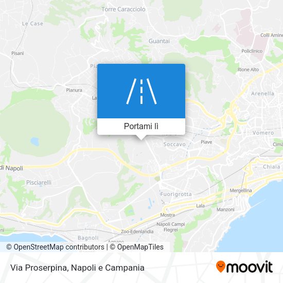 Mappa Via Proserpina