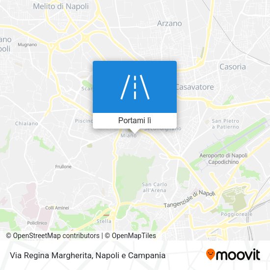 Mappa Via Regina Margherita
