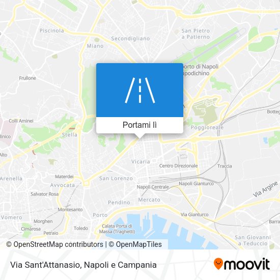 Mappa Via Sant'Attanasio