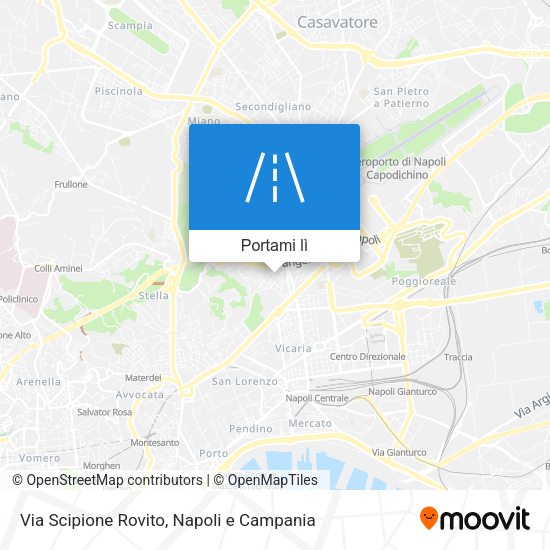Mappa Via Scipione Rovito