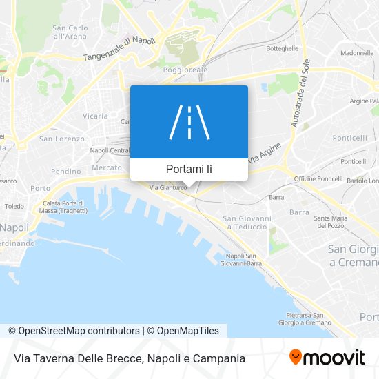 Mappa Via Taverna Delle Brecce