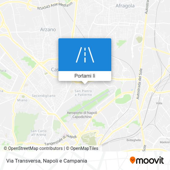 Mappa Via Transversa
