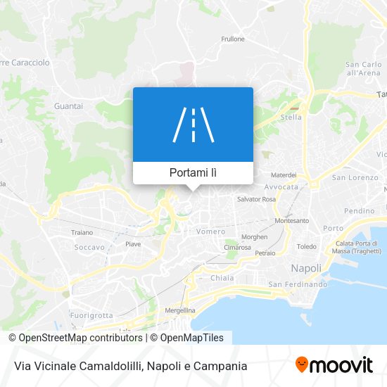 Mappa Via Vicinale Camaldolilli