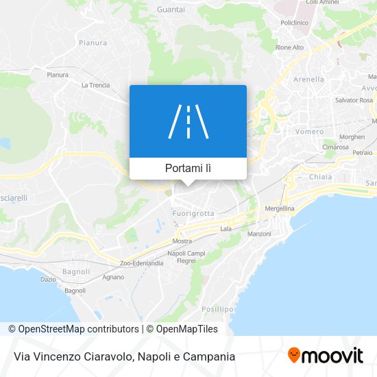 Mappa Via Vincenzo Ciaravolo