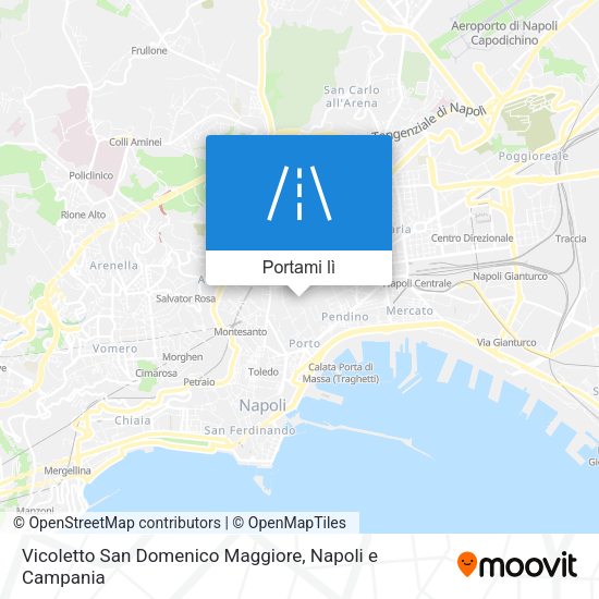 Mappa Vicoletto San Domenico Maggiore