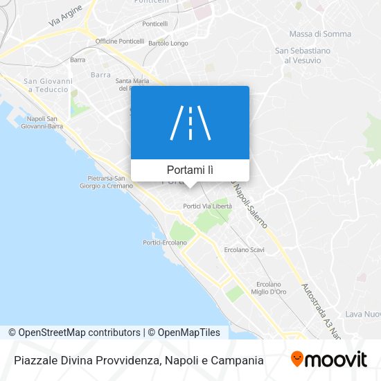 Mappa Piazzale Divina Provvidenza