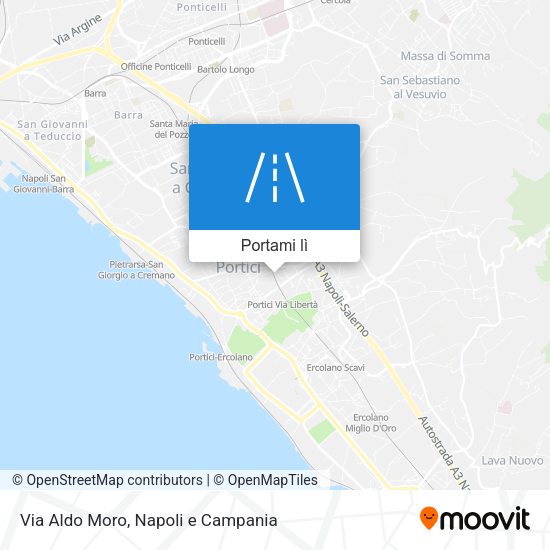 Mappa Via Aldo Moro