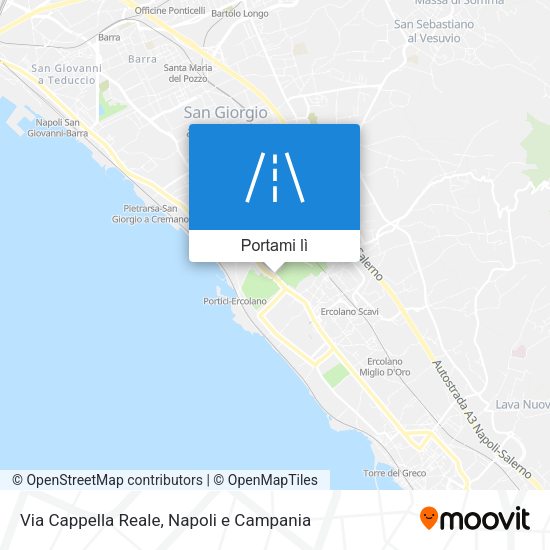 Mappa Via Cappella Reale