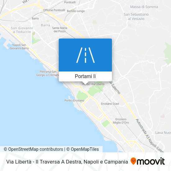 Mappa Via Libertà - II Traversa A Destra