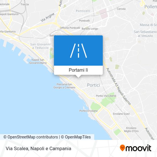 Mappa Via Scalea