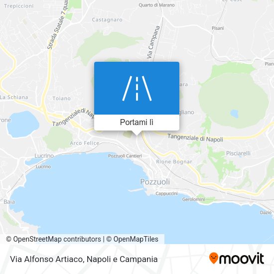 Mappa Via Alfonso Artiaco