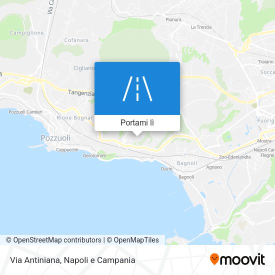 Mappa Via Antiniana