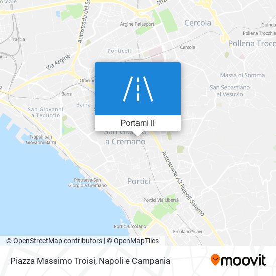 Mappa Piazza Massimo Troisi