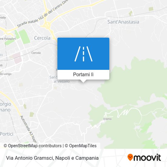 Mappa Via Antonio Gramsci
