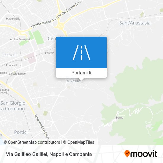 Mappa Via Gallileo Gallilei