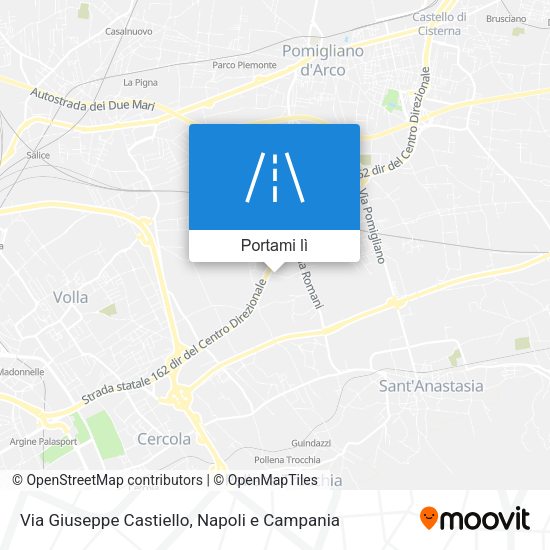 Mappa Via Giuseppe Castiello