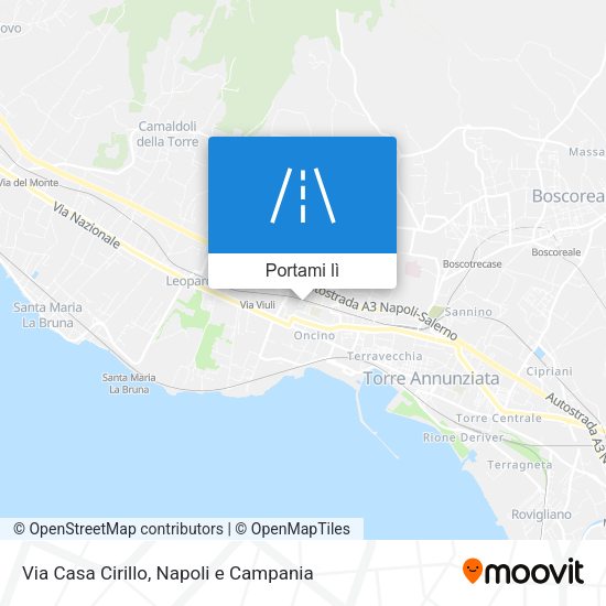 Mappa Via Casa Cirillo