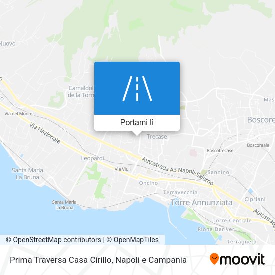 Mappa Prima Traversa Casa Cirillo