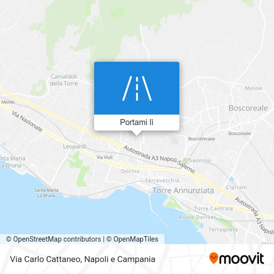 Mappa Via Carlo Cattaneo