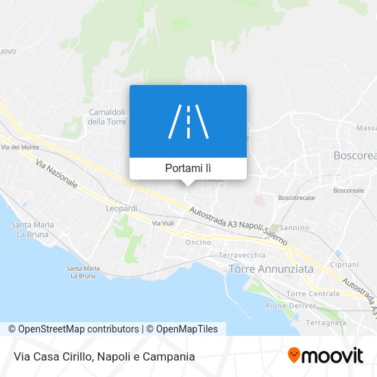 Mappa Via Casa Cirillo
