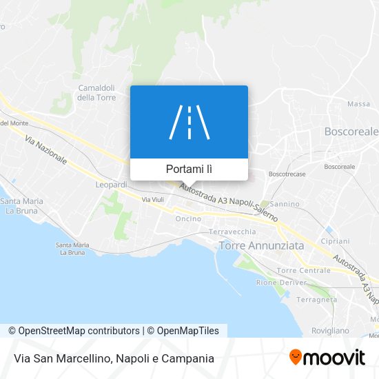 Mappa Via San Marcellino