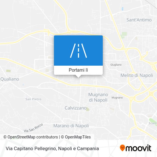 Mappa Via Capitano Pellegrino